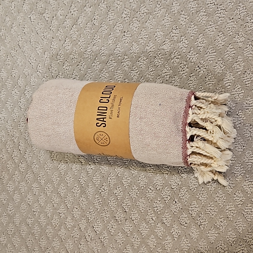 Sand Cloud Beach Towel Shadow Stripe New!